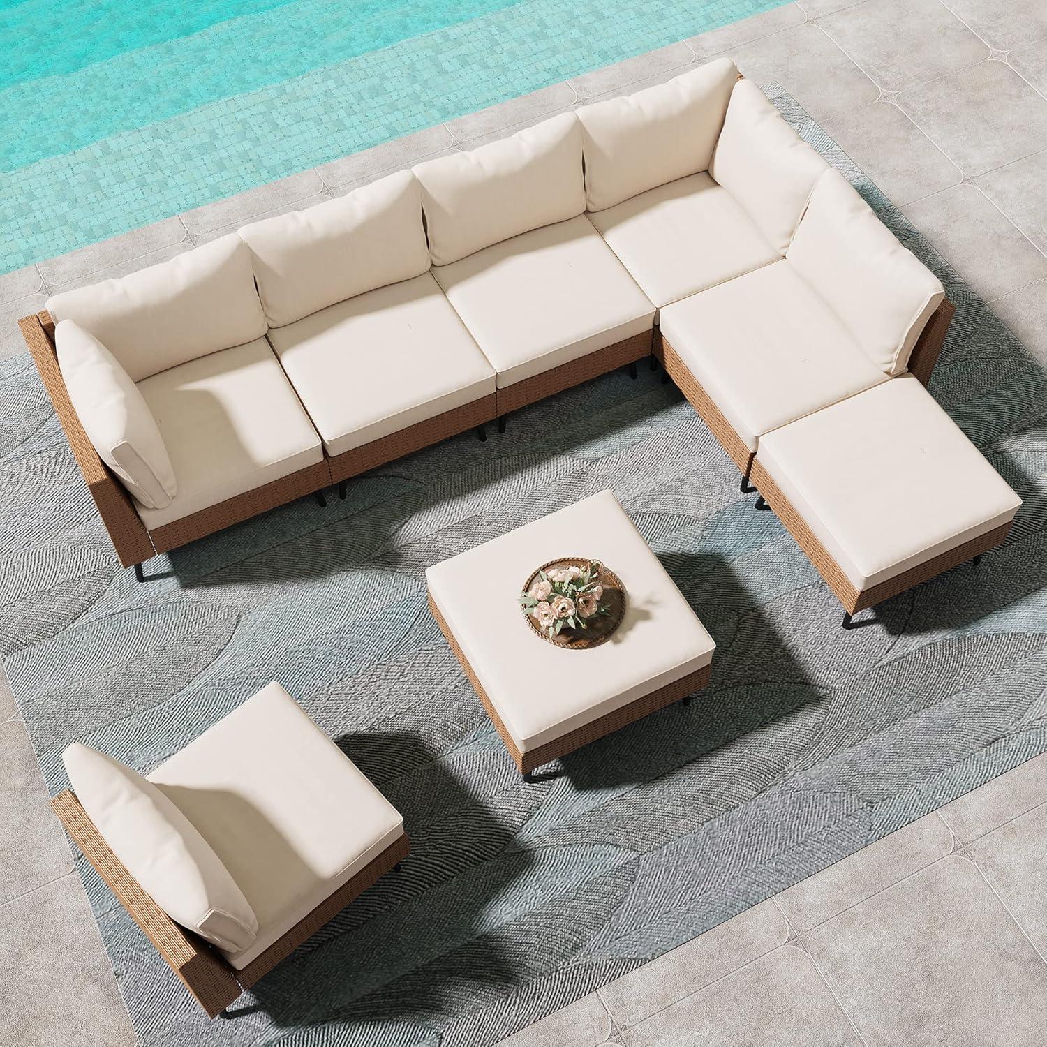 Creating Cozy Outdoor Moments with LAUSAINT HOME's 8-Piece patio Set