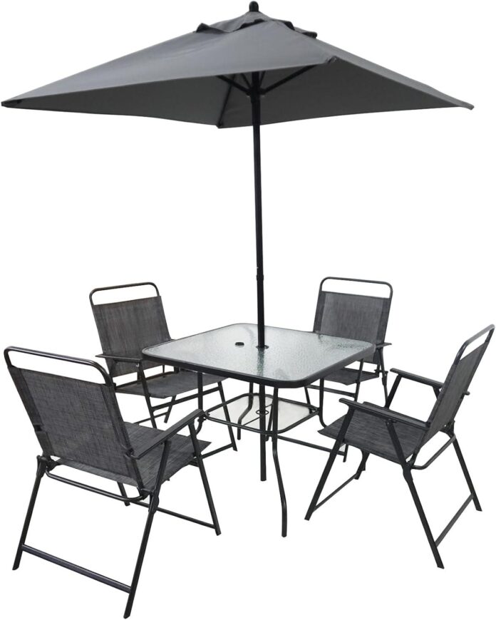 Discovering Comfort And Style 6 Piece Grey Patio Dining Set Review