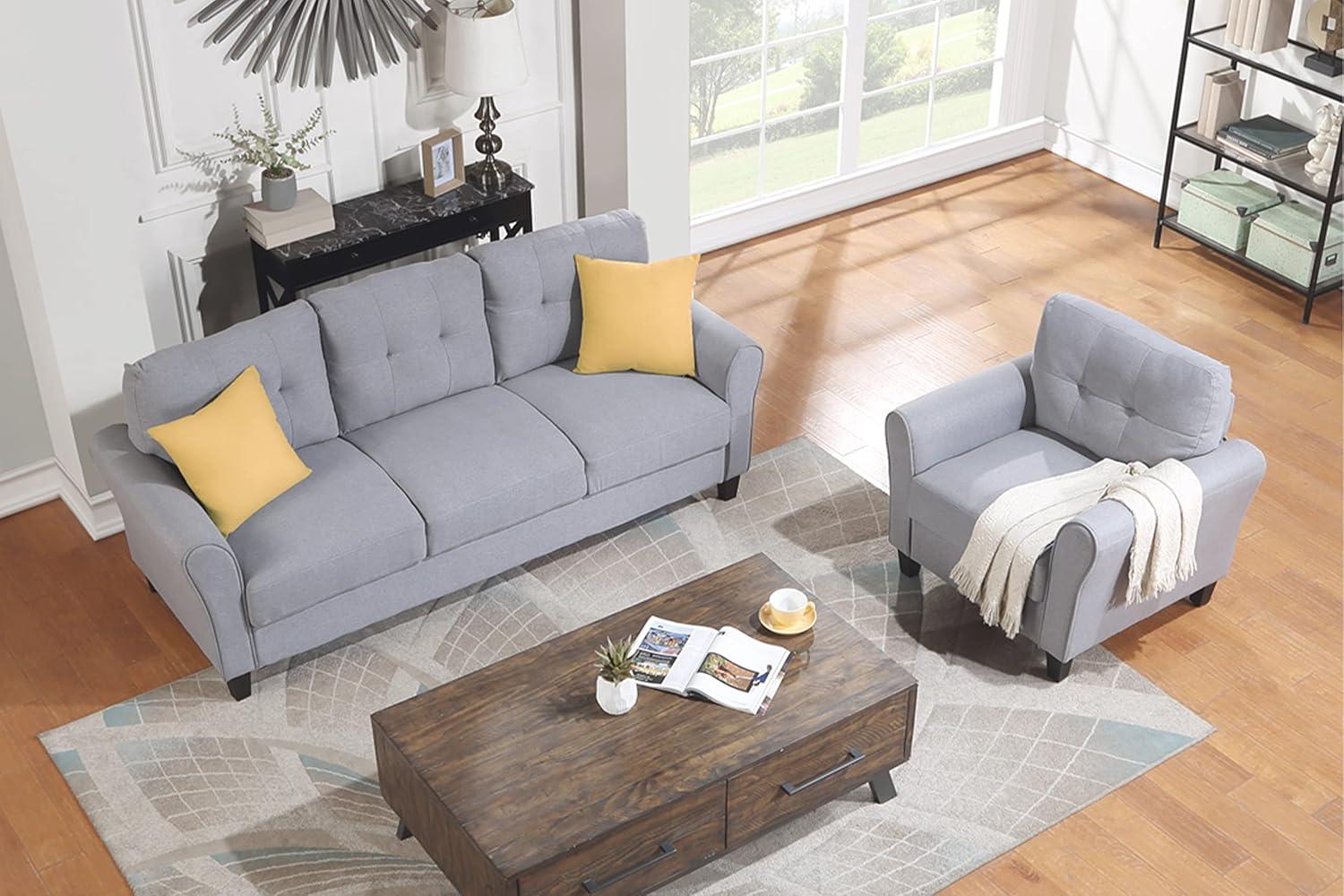 Discovering Comfort and Style with Harper & Bright's 2-Piece Sectional Set