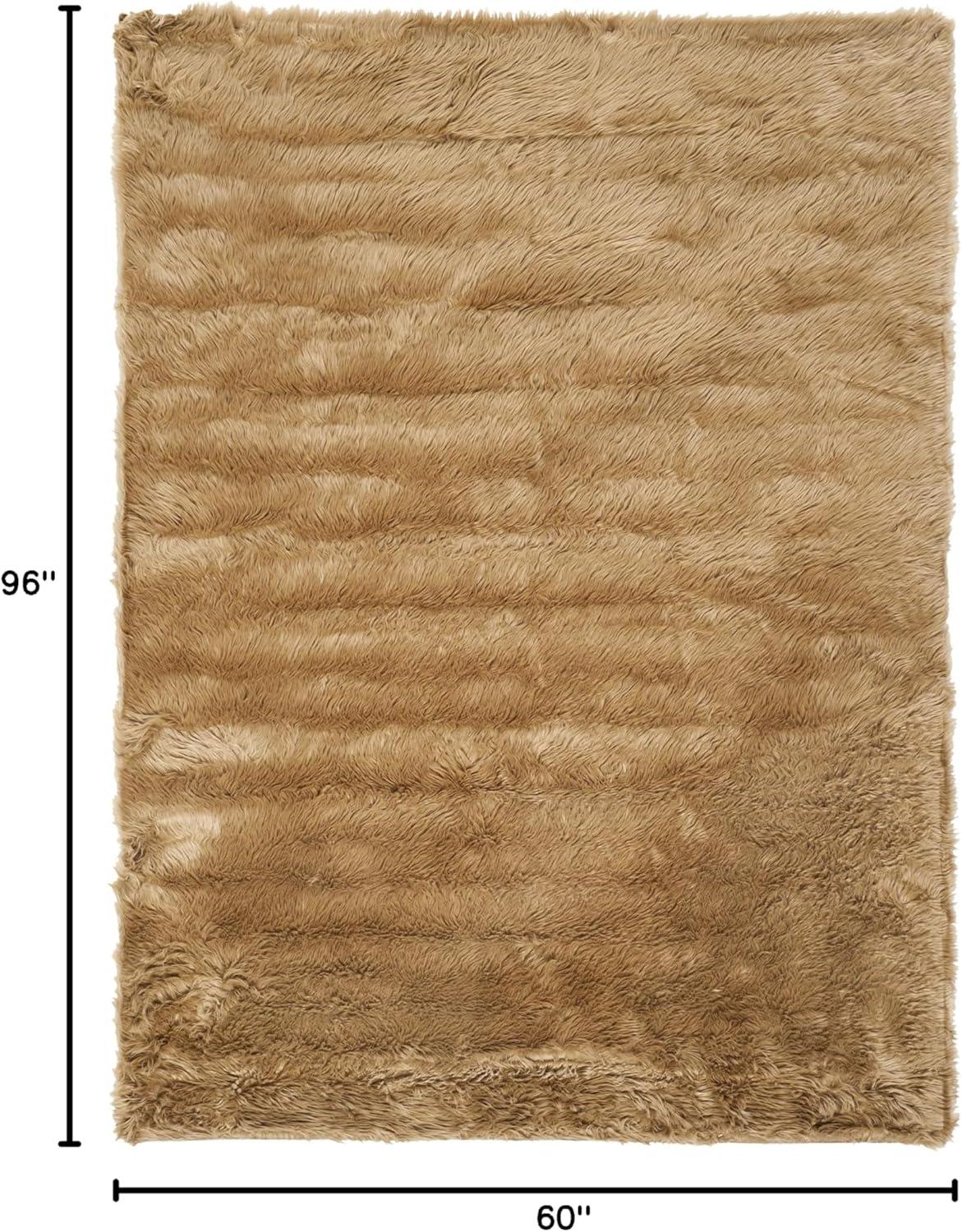 Elevate Our Space with the Silky Plushness of Safavieh's Camel Rug