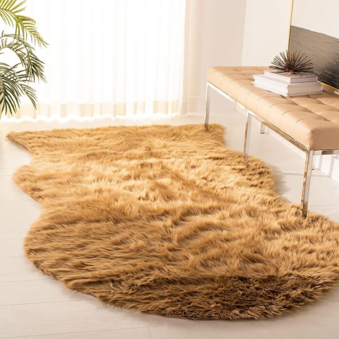 Elevate Our Space With The Silky Plushness Of Safavieh Camel Rug