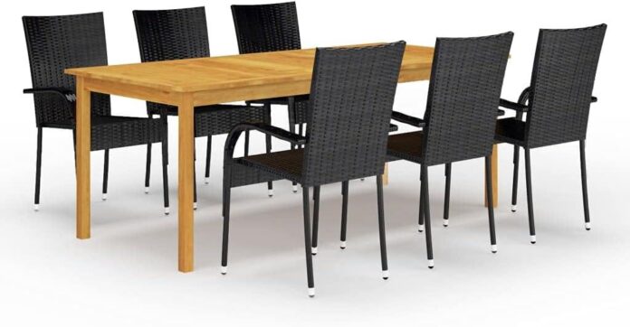 Elevate Outdoor Dining With A Sleek 7 Piece Patio Set Elevate Outdoor Dining With A Sleek 7 Piece Patio Set