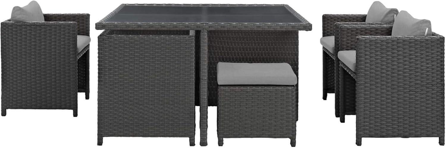 Elevate Outdoor Dining with Ergode Sojourn's Stylish 9-Piece Set