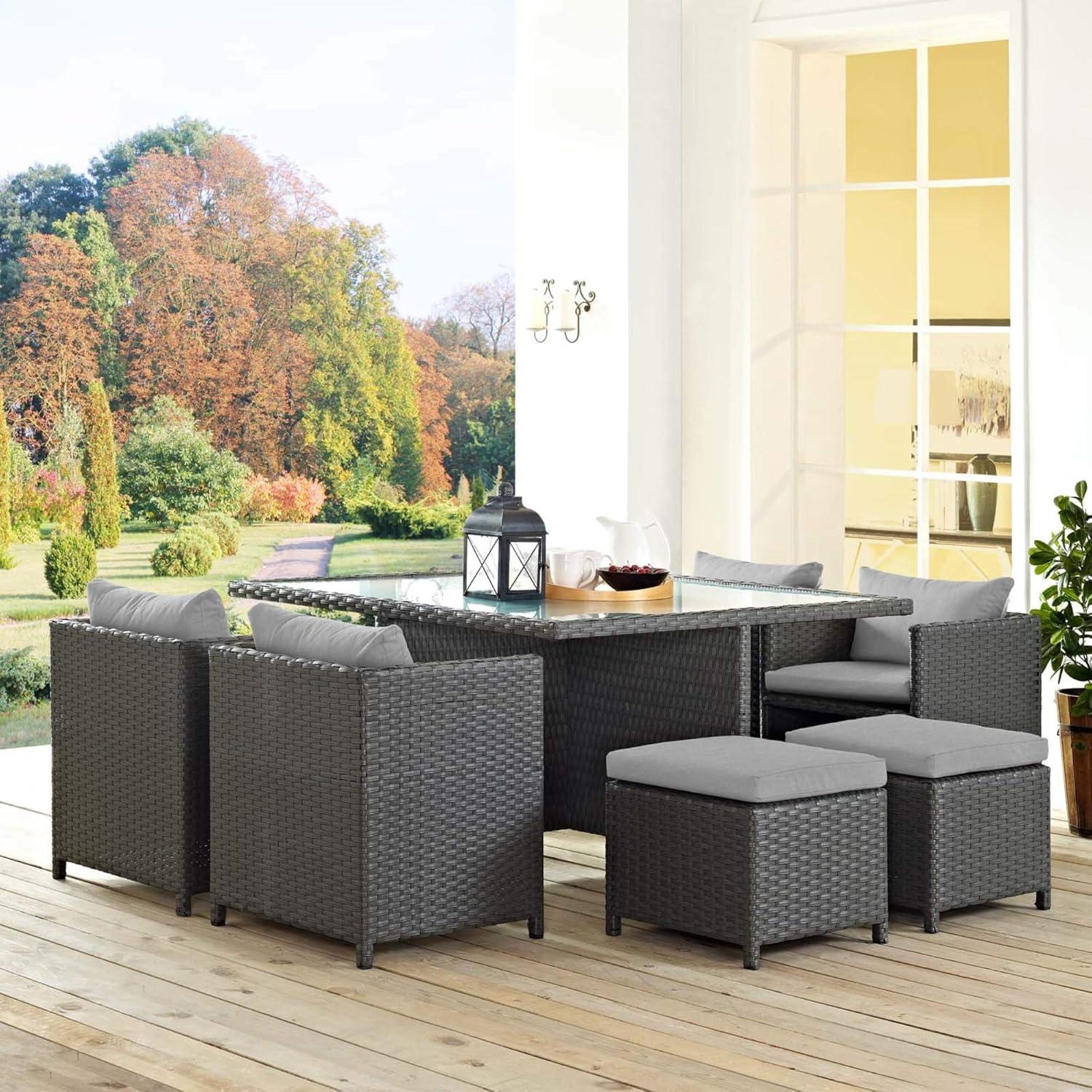 Elevate Outdoor Dining with Ergode Sojourn's Stylish 9-Piece Set