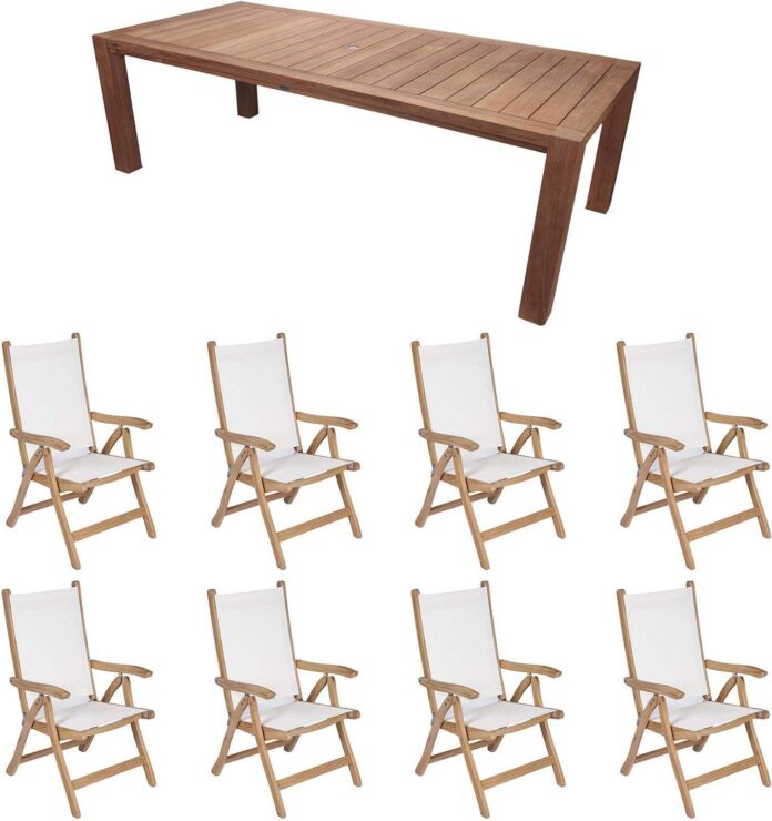Elevate Outdoor Dining With The Elegant 9 Piece Teak Set Elevate Outdoor Dining With The Elegant 9 Piece Teak Set