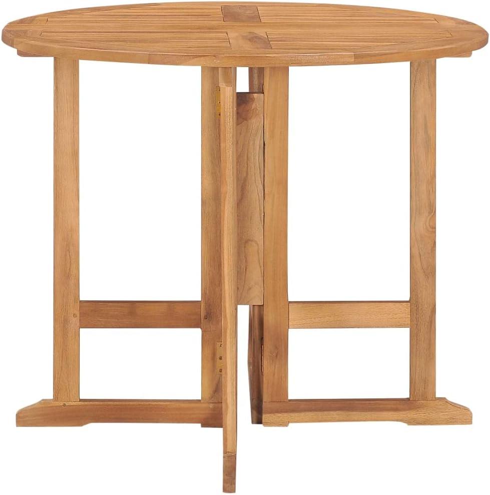 Elevate Outdoor Dining with vidaXL's Teak folding Set