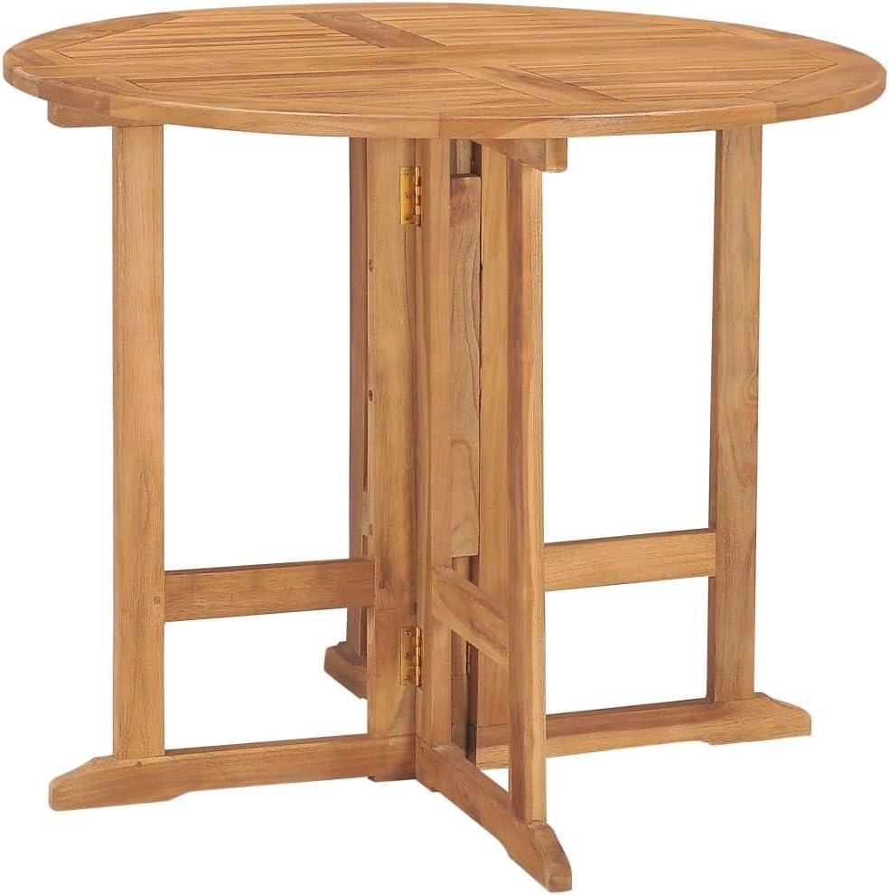 Elevate Outdoor Dining with vidaXL's Teak Folding ⁤Set