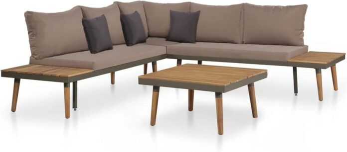 Elevate Outdoor Living With The Tidyard Acacia Wood Lounge Set