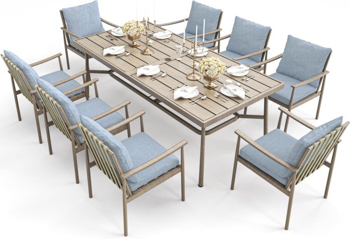 Gather Around Spacious And Stylish 9 Piece Patio Dining Set Review Gather Around Spacious And Stylish 9 Piece Patio Dining Set Review