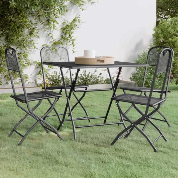 Gather Outdoors In Style 5 Piece Anthracite Patio Dining Set Review Gather Outdoors In Style 5 Piece Anthracite Patio Dining Set Review