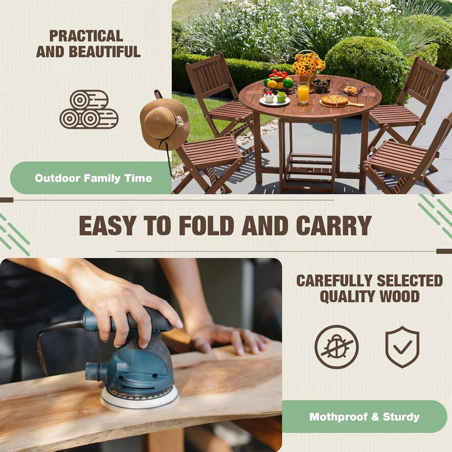 Gather 'Round: A Stylish 5-Piece Outdoor Dining Set Review