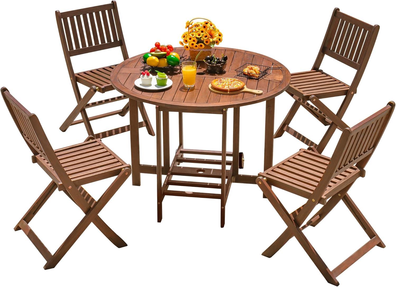 Gather 'Round: A Stylish 5-Piece Outdoor Dining Set Review