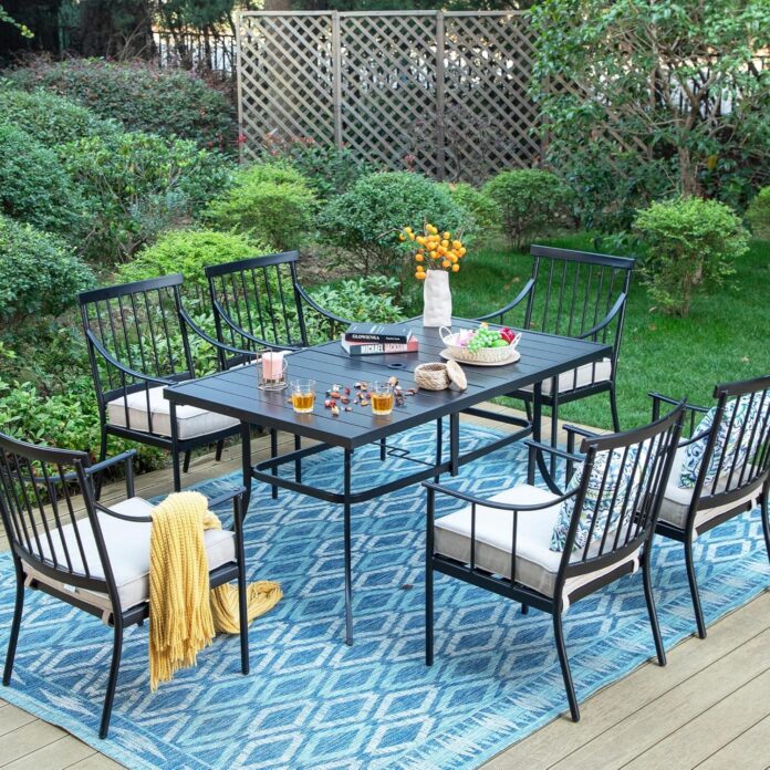 Gather Round Exploring A Sturdy And Stylish 7 Piece Patio Set