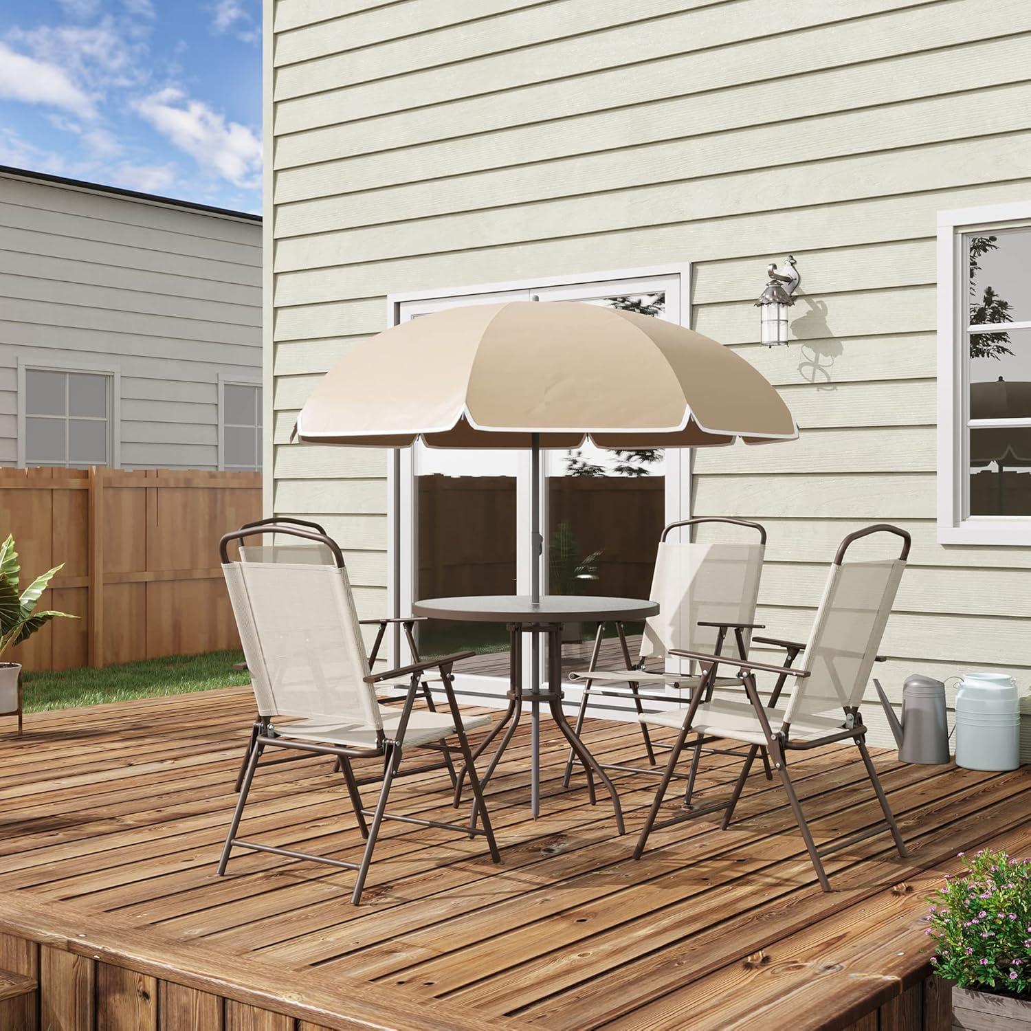 Gather 'Round: Stylish Comfort with Our 6-Piece Patio Set
