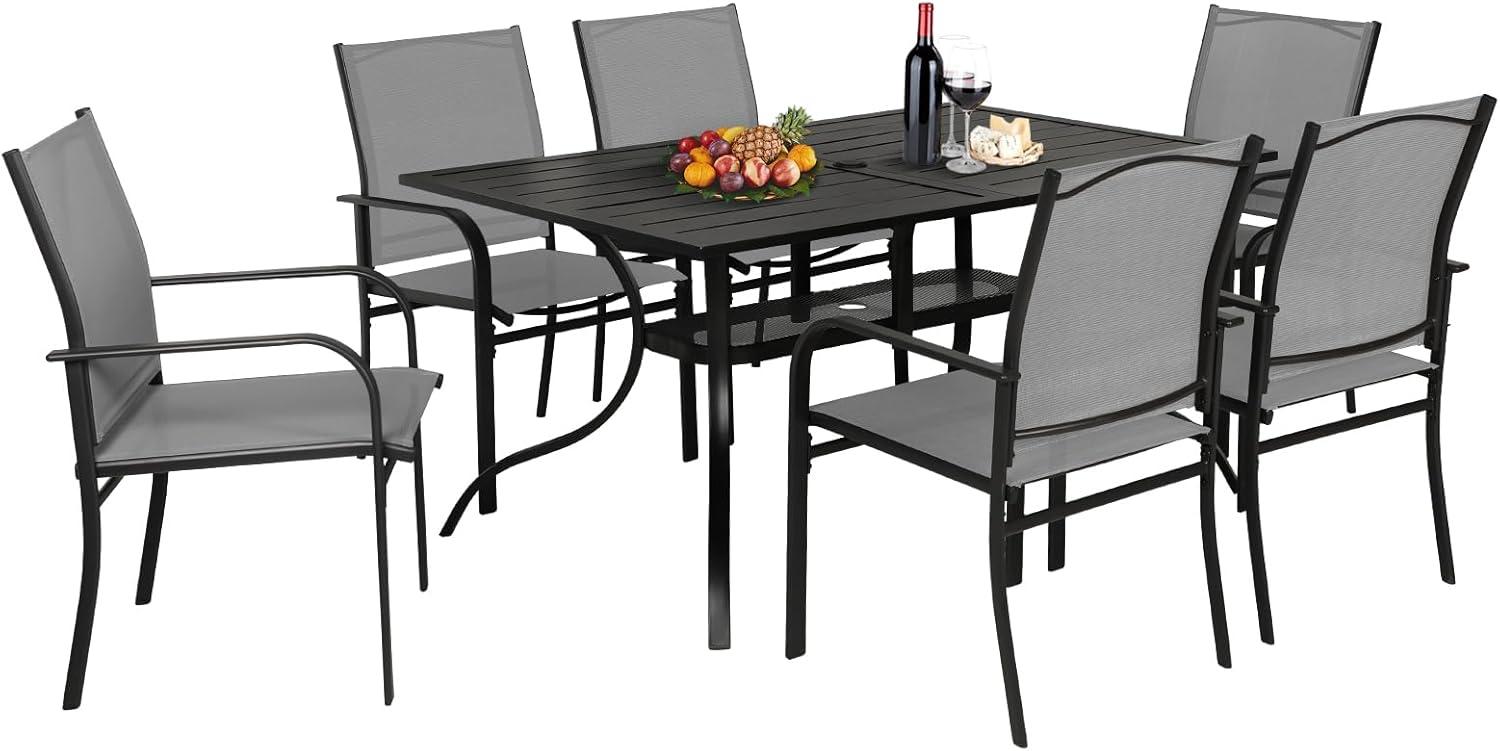 Gathered Comfort: Exploring Incbruce's 7-Piece Patio Dining Set