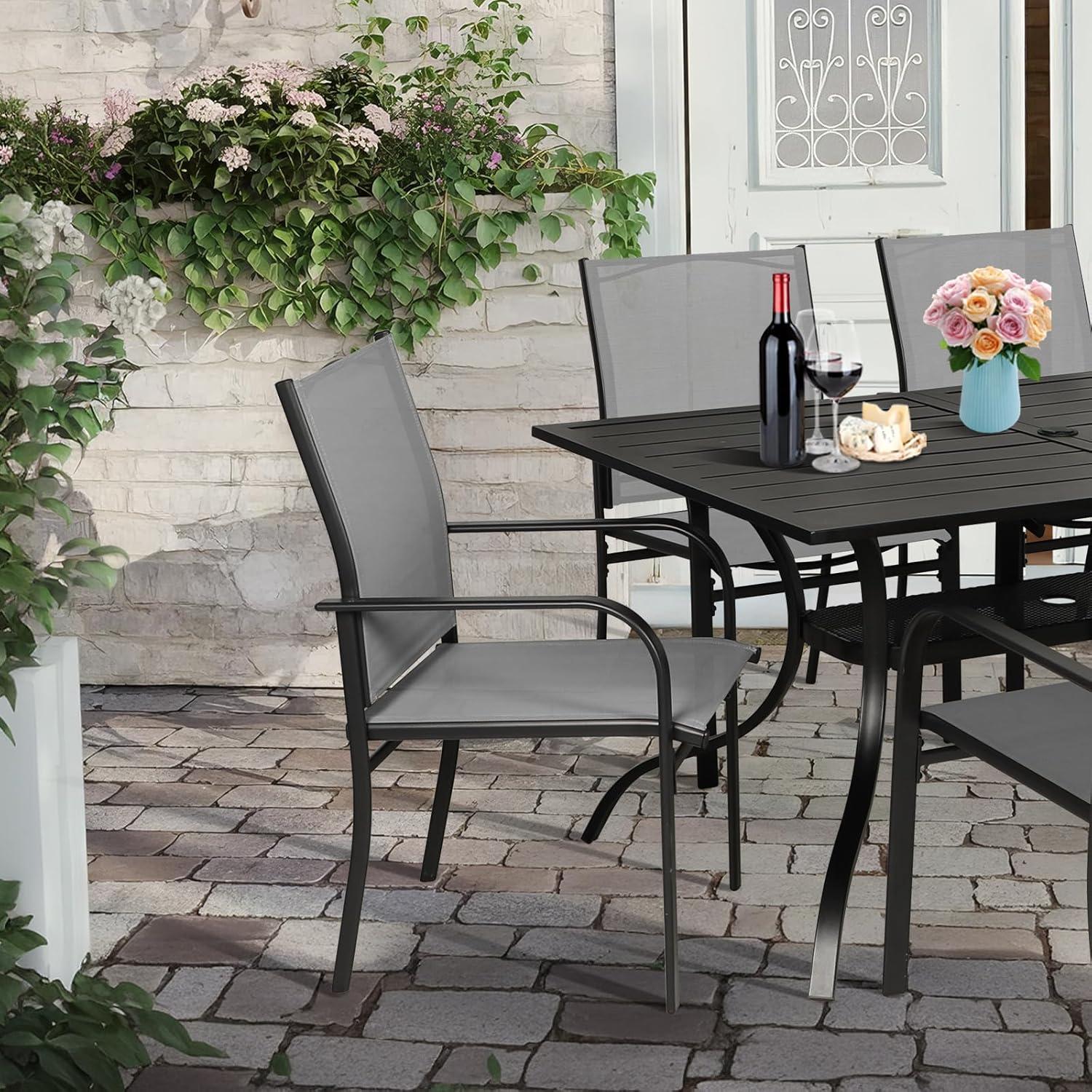 Gathered Comfort: Exploring Incbruce's ⁣7-piece Patio Dining Set