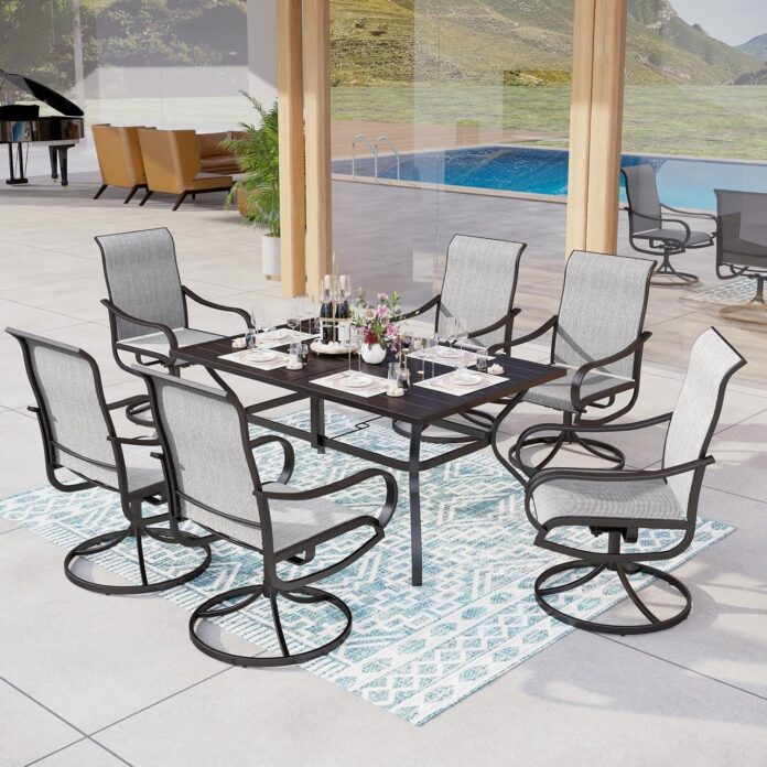 Gathering Comfort And Style Exploring The Mfstudio 7 Piece Patio Set