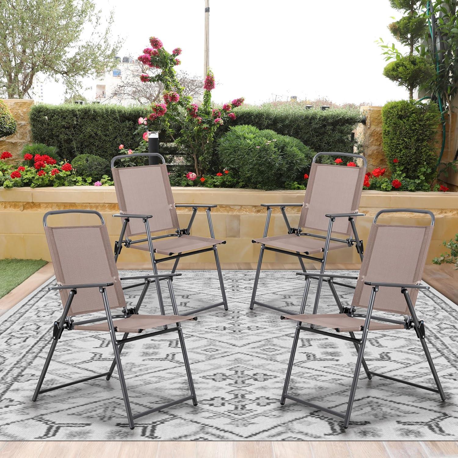 Transforming Outdoor Spaces with Vongrasig's Folding ⁣Patio Chairs