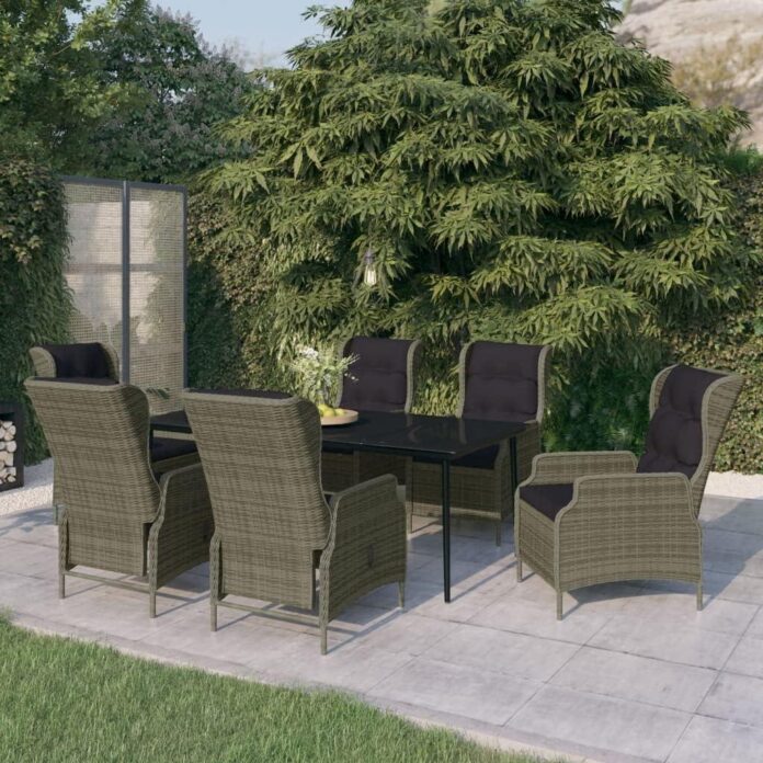 Gathering Comfortably Exploring A Stylish 7 Piece Outdoor Dining Set