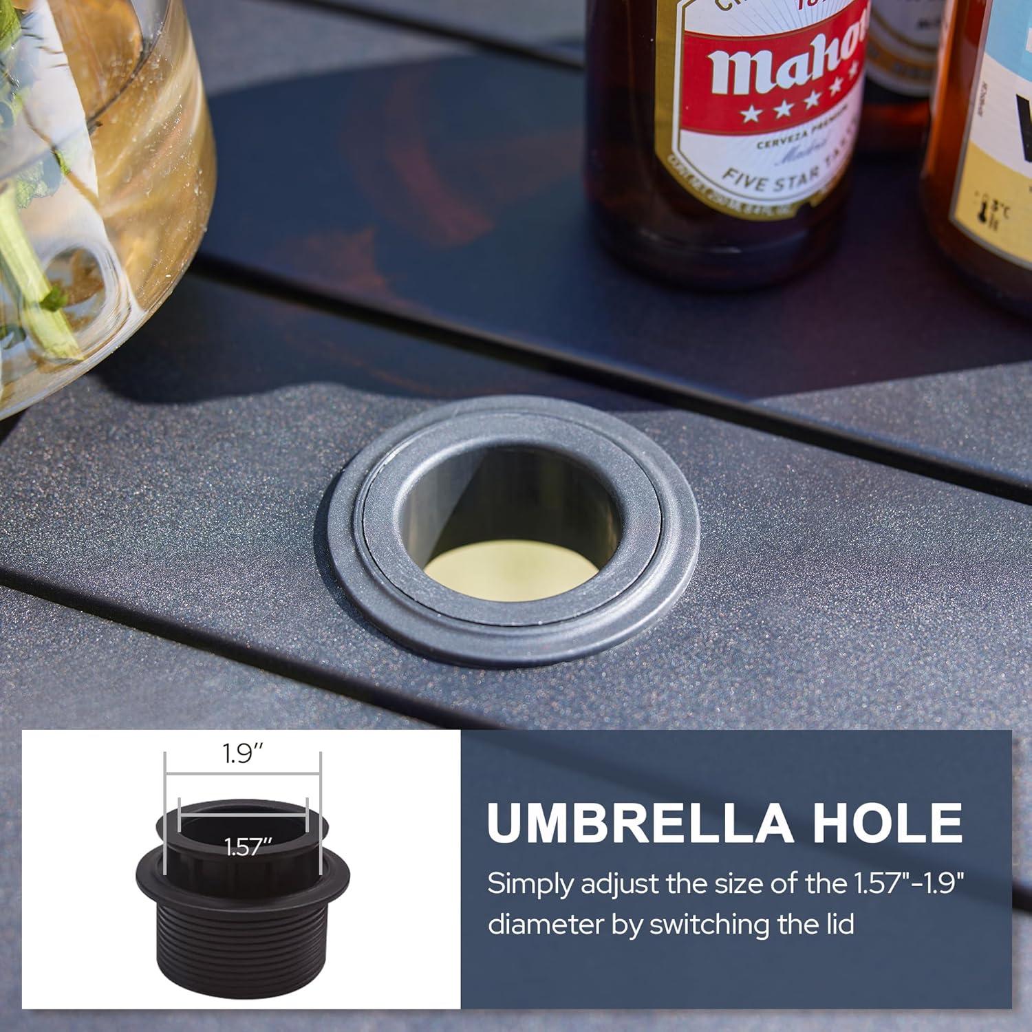 gathering Comfortably Outdoors: Exploring VICLLAX's 7-piece Dining Set