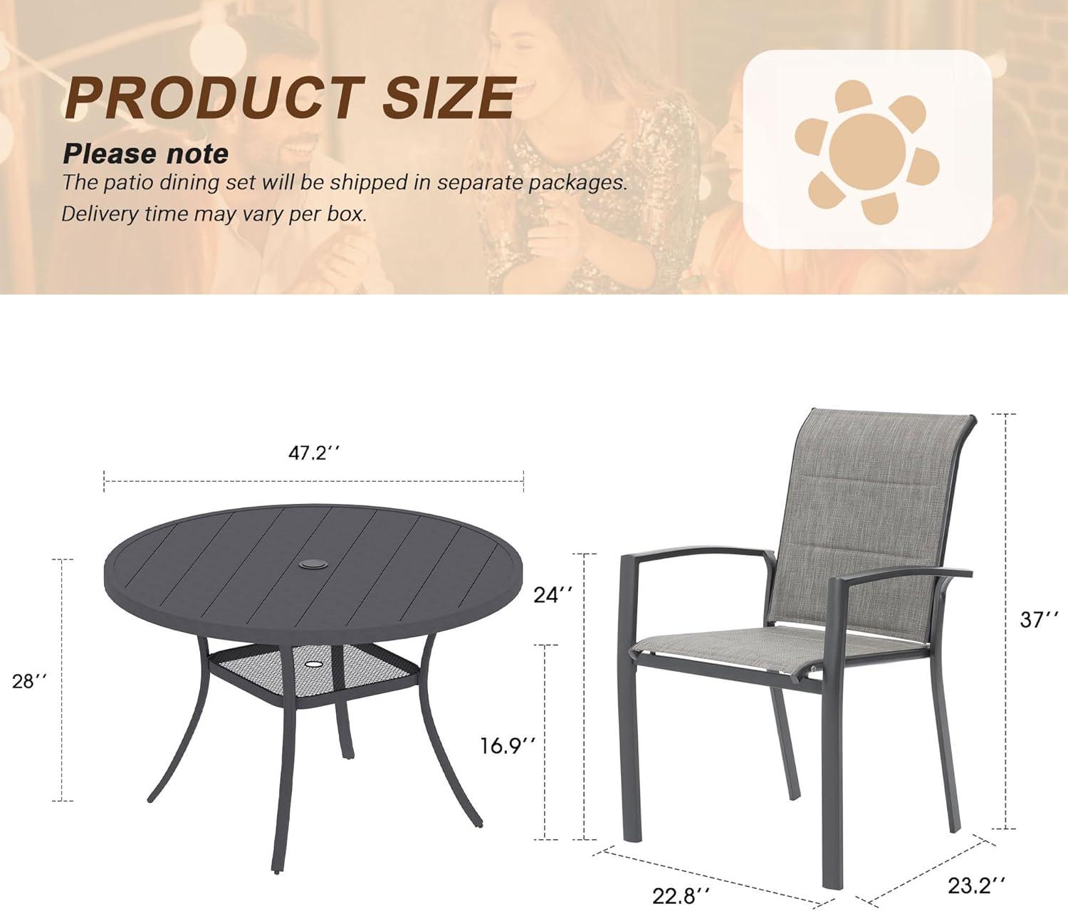 Gathering Comfortably Outdoors: Exploring VICLLAX's 7-Piece Dining Set