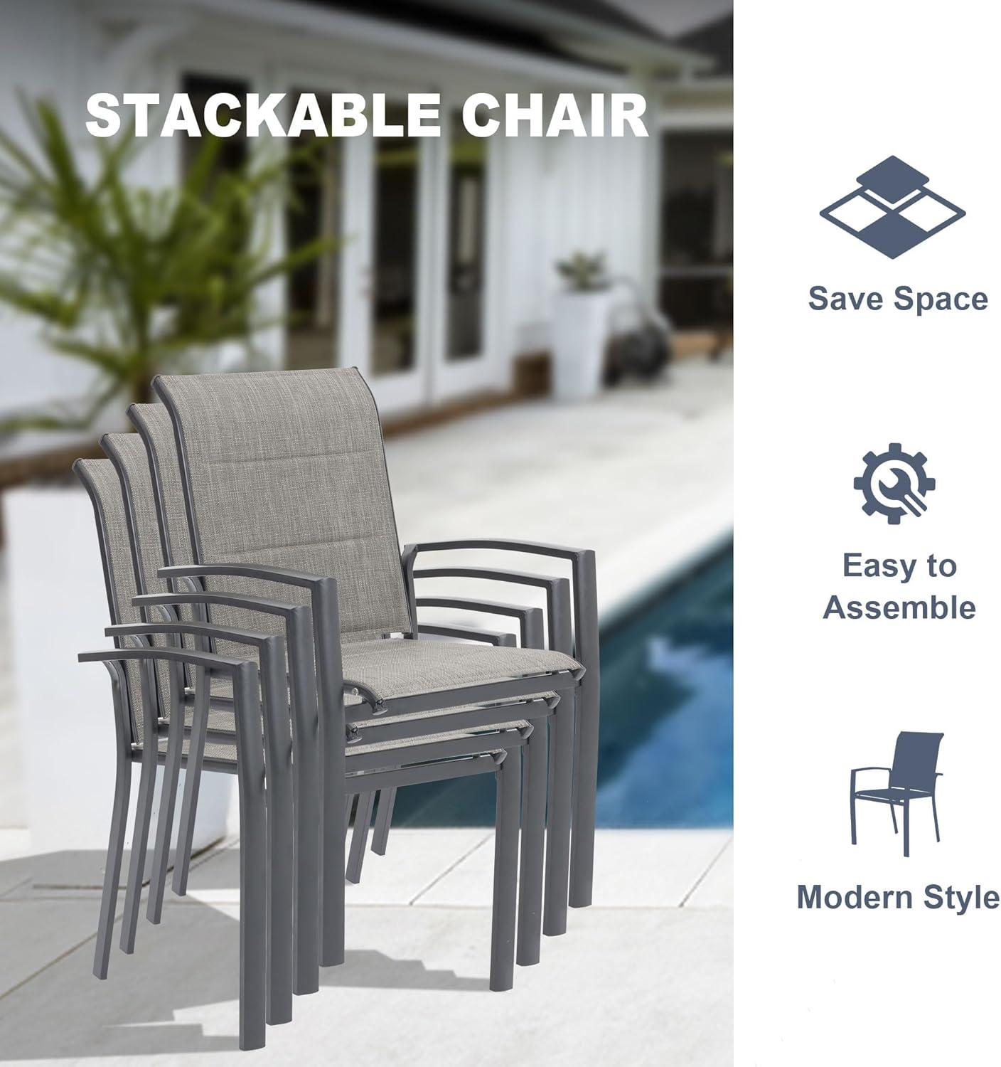 Gathering Comfortably Outdoors: Exploring VICLLAX's 7-Piece dining Set