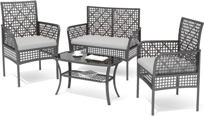 Gathering In Style Exploring A Weather Resistant Rattan Sofa Set