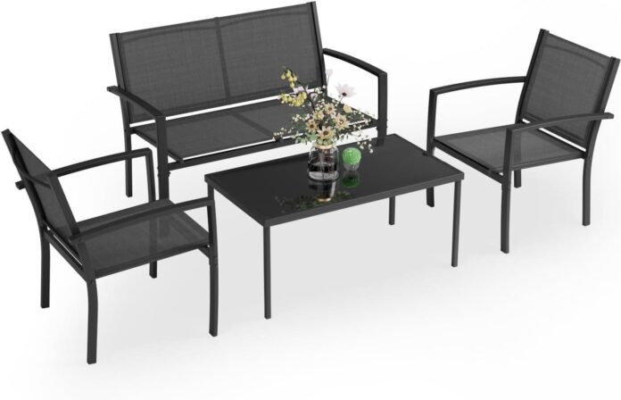 Greesum 4 Piece Patio Set Comfortable Style For Every Outdoor Space
