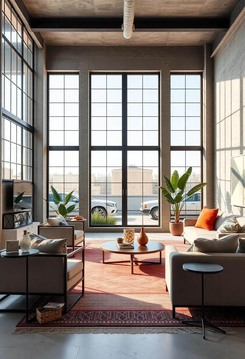 Combine industrial ‌open‍ shelving with broad,⁢ airy windows​ to create a balanced display of both function and light-filled design