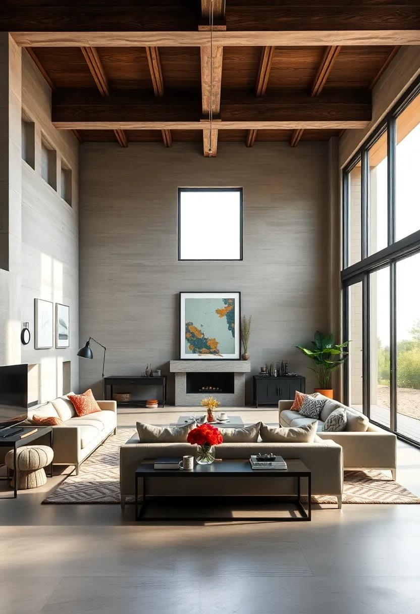 Pair rough,‍ unfinished walls with transparent window treatments ⁣that maximize natural illumination without sacrificing⁤ privacy