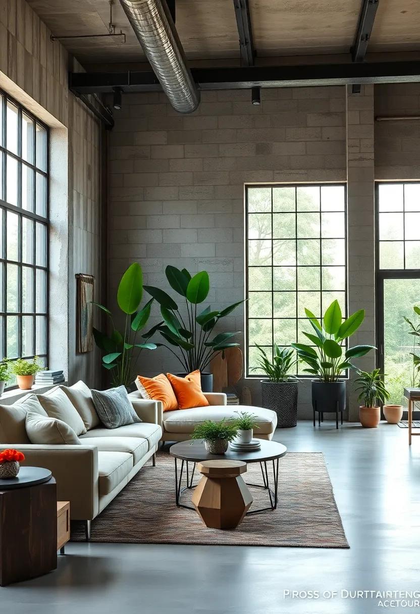 High ⁤ceilings with exposed‍ ductwork and ⁢unobstructed​ open windows maximize space and natural airflow for an effortlessly cool industrial vibe