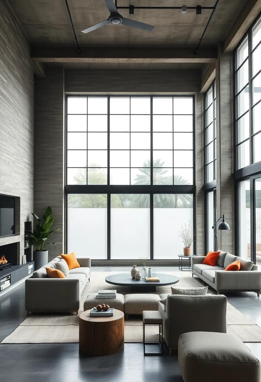 A ⁤monochrome color scheme⁢ paired with expansive open windows⁢ delivers ⁢crisp contrasts that ⁣highlight ⁣industrial‍ textures and light flow