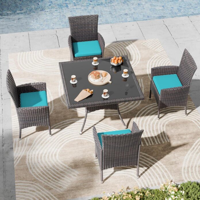 Kullavik Patio Set Stylish Comfort For Year Round Outdoor Dining