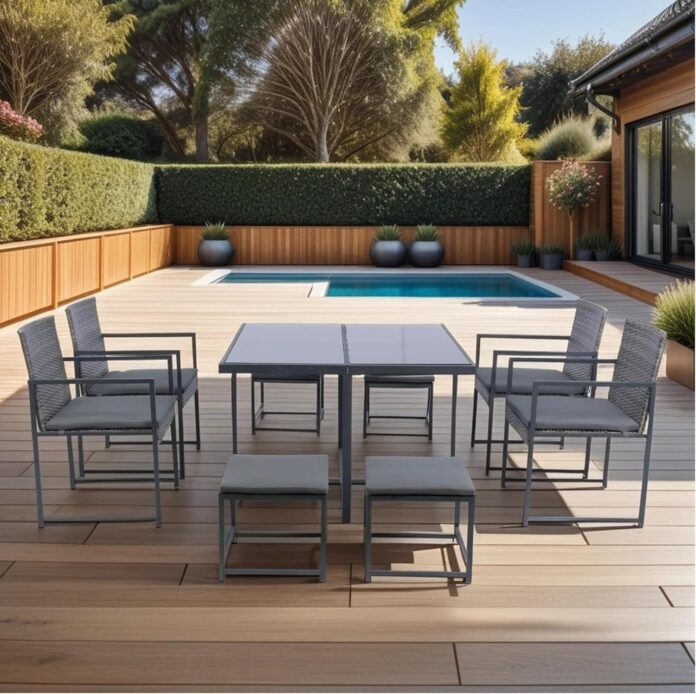 Maximizing Outdoor Comfort With A Stylish 9 Piece Patio Set