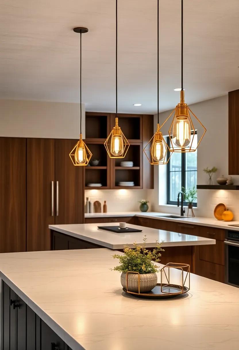 Geometric brass Lanterns:‌ Bold geometric shapes crafted from brass create a sophisticated statement piece with a touch of‍ mid-century elegance