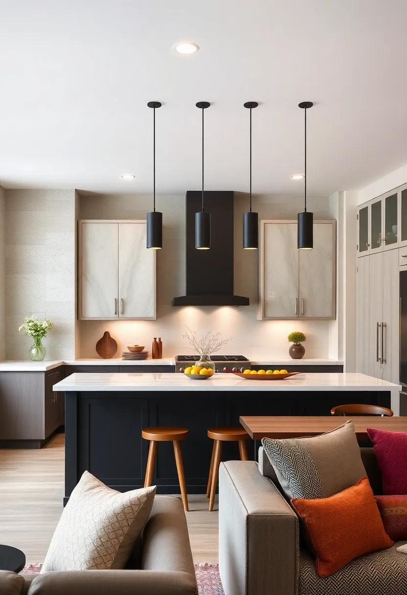 Matte Black Cylinder‍ Pendants:‍ Minimalist matte black cylinders ⁣offer a⁤ sleek, contemporary look ⁣that pairs well⁣ with both ‌bright and dark kitchen‌ designs