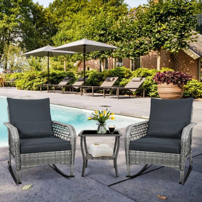 Relaxing Evenings With The Cirmubuy 3 Piece Outdoor Set