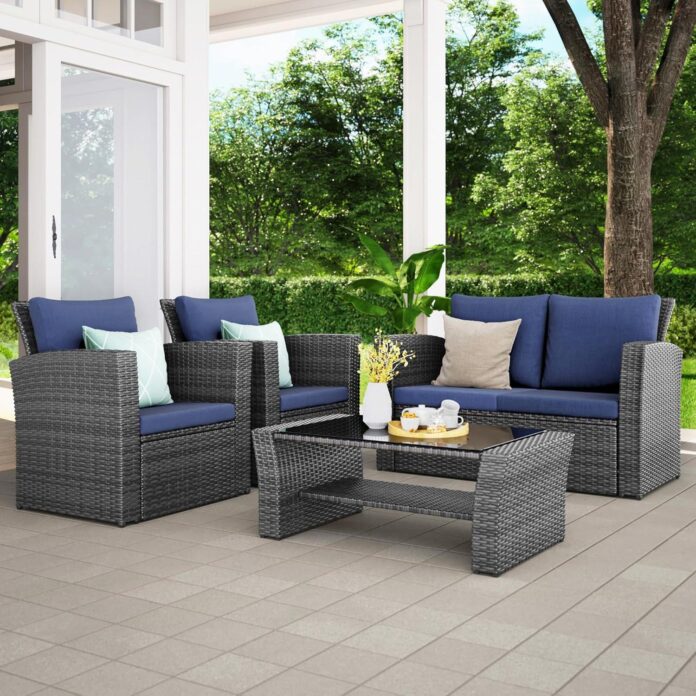 Relaxing Outdoors Exploring The Wisteria Lane 4 Piece Set