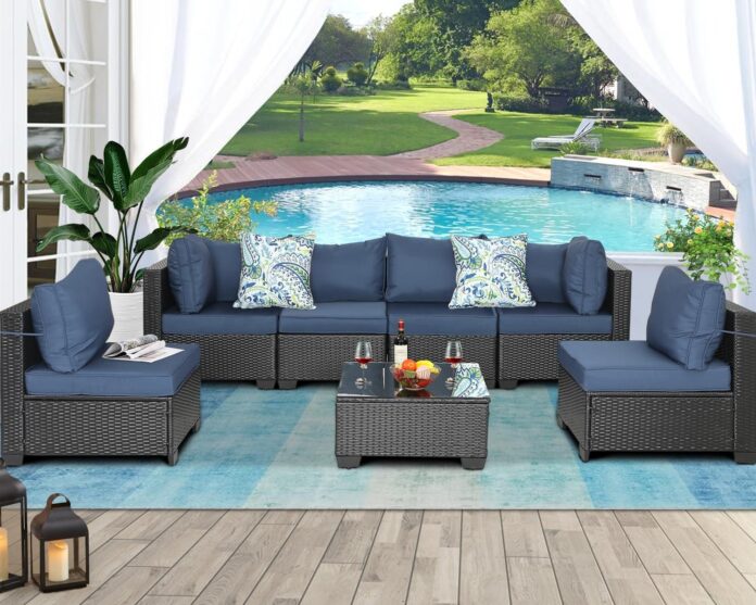 Relaxing Together Stylish Pe Rattan Patio Set For Any Space