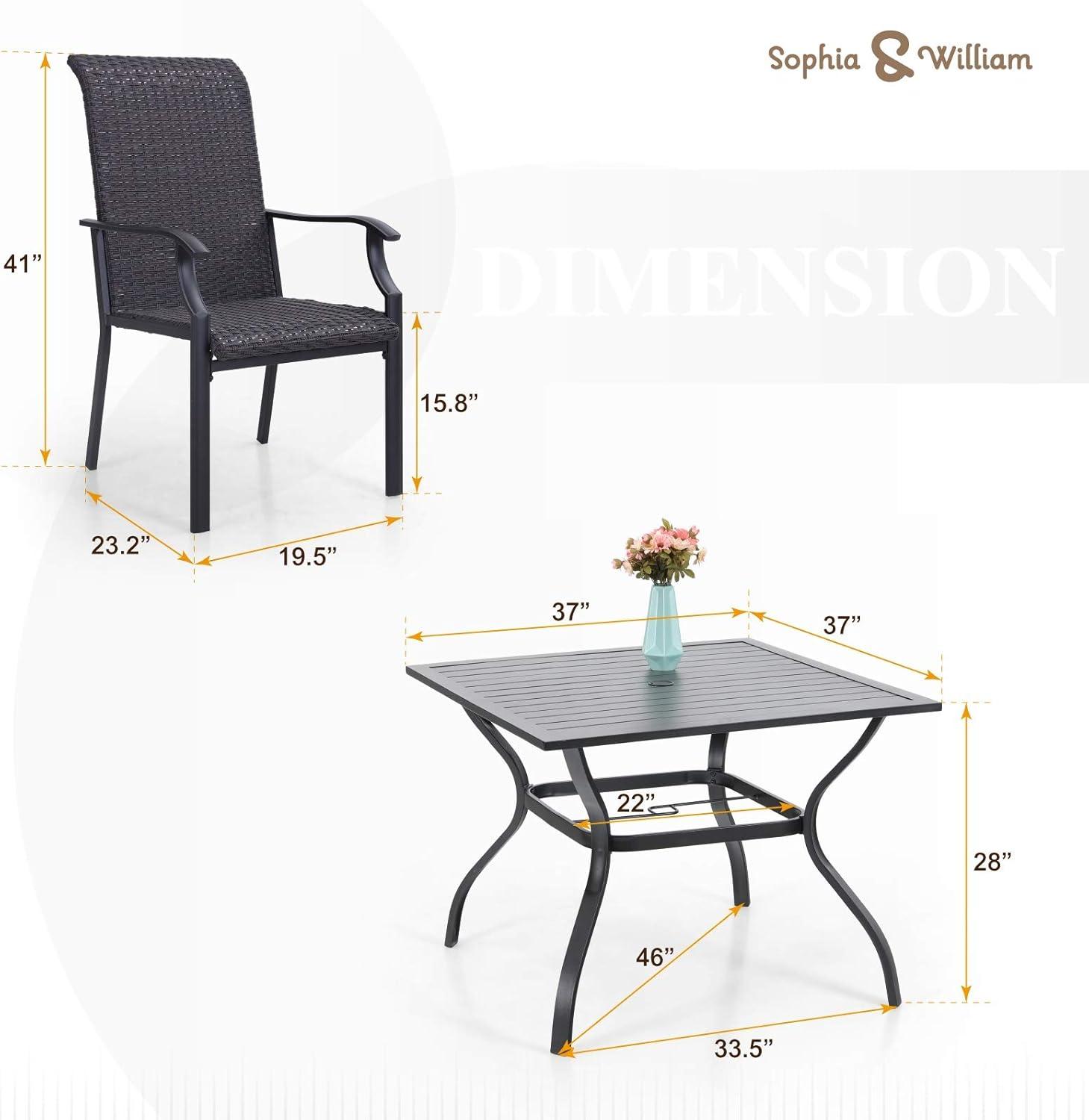 Sophia & William 5-Piece Patio Set: Durability Meets Design
