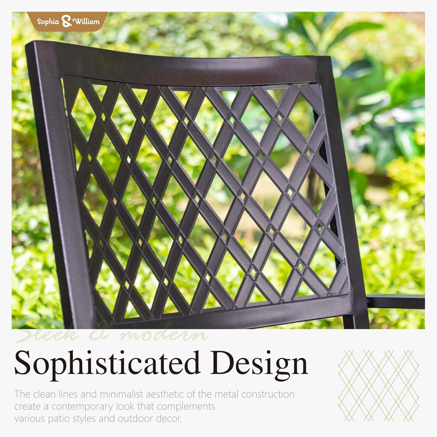 Sophia & ⁢William ⁣Patio Set: Spacious Comfort ‍meets Easy Assembly