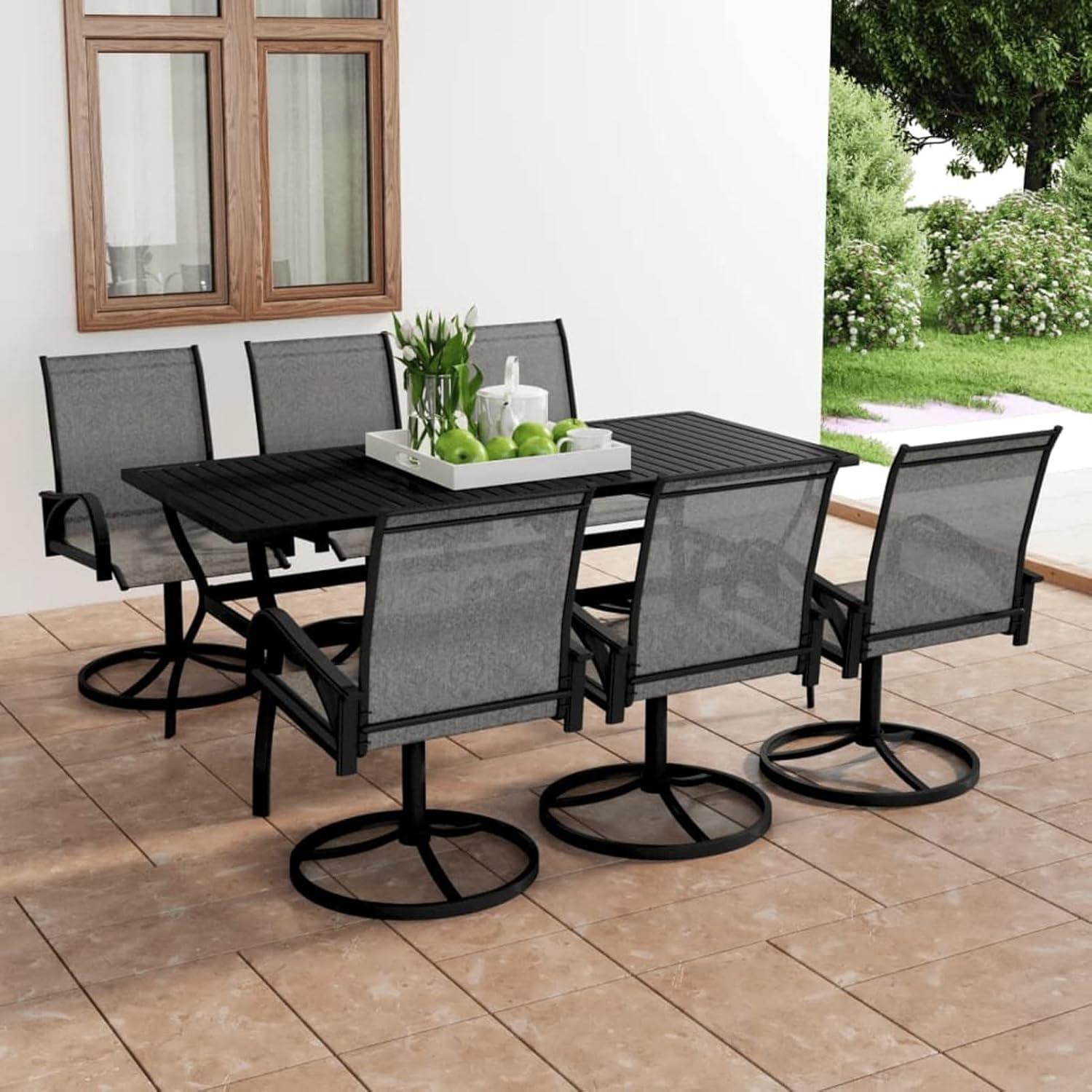 Spending evenings Outdoors with Tidyard's 7-piece Patio Set