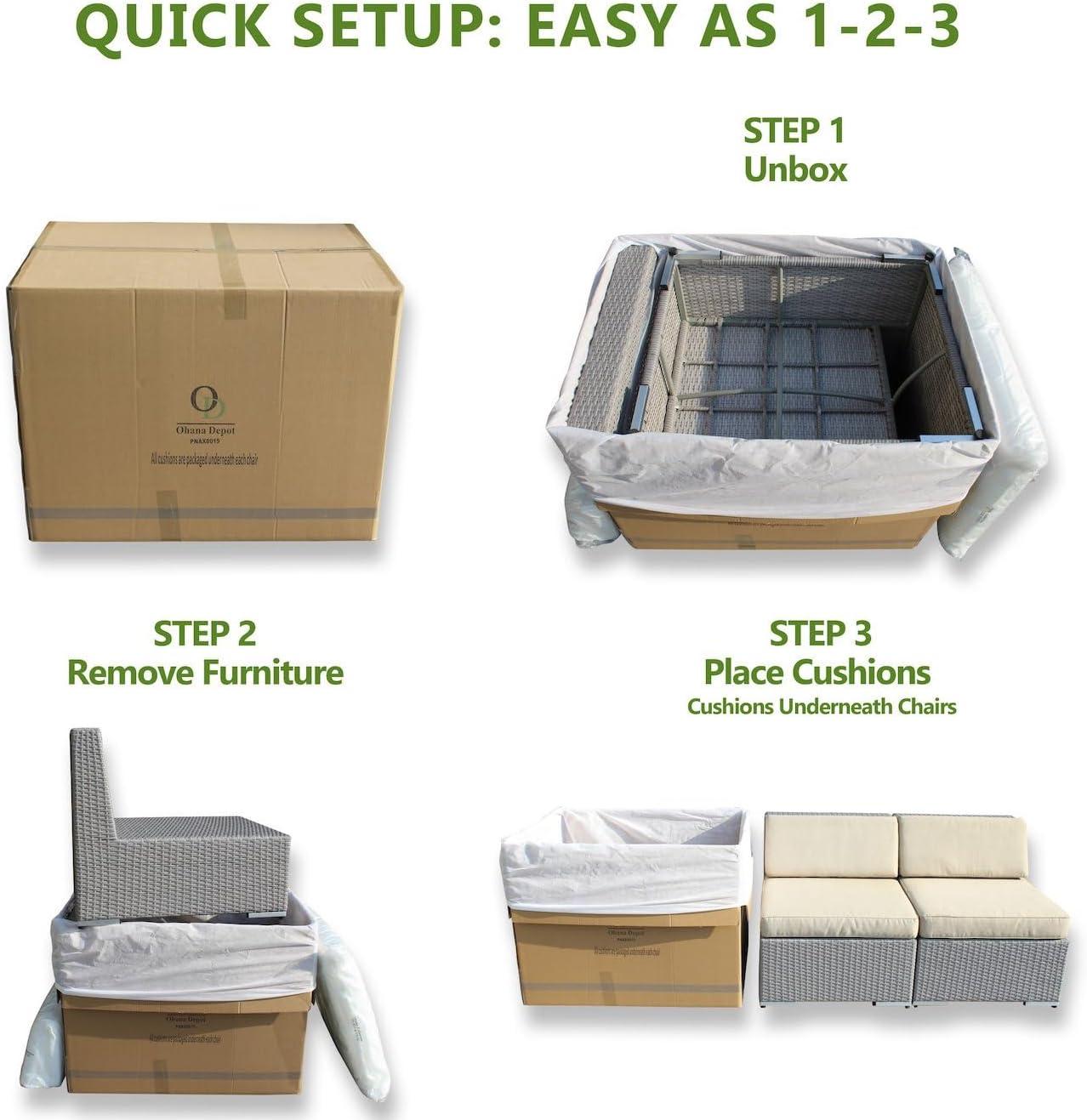 Transforming our Patio with Ohana's No-Assembly Wicker Set