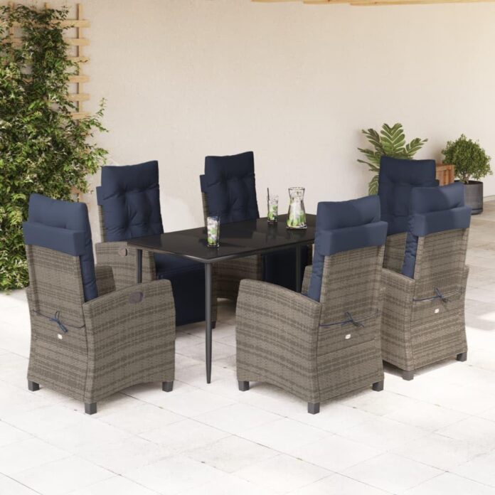 Transforming Outdoor Meals With A Stylish Grey Poly Rattan Set