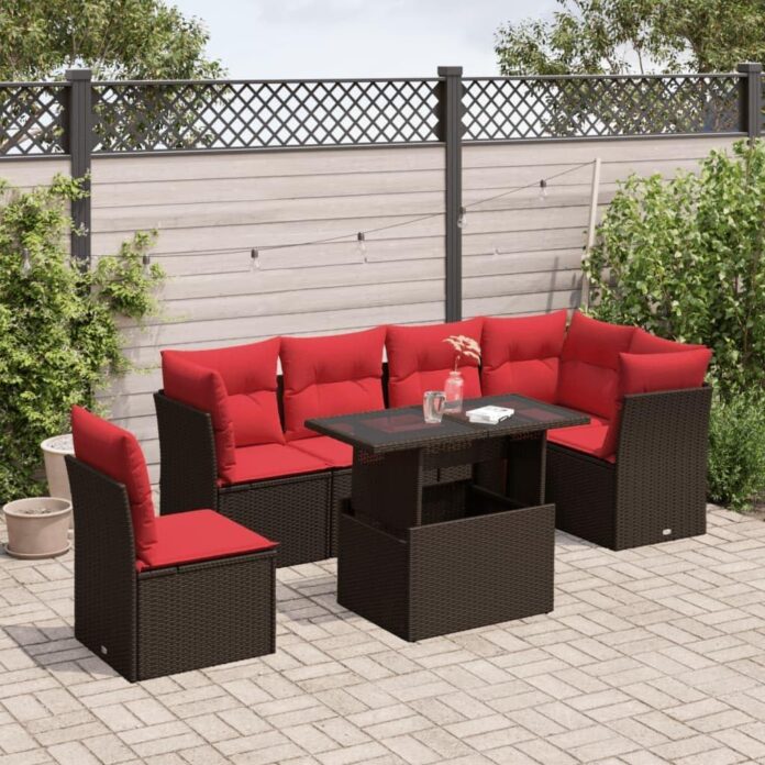 Transforming Outdoor Spaces A Look At The Brown Poly Rattan Sofa Set
