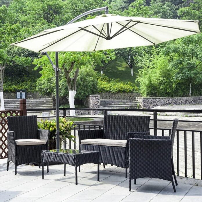 Transforming Outdoor Spaces With A Stylish 4 Piece Rattan Bistro Set