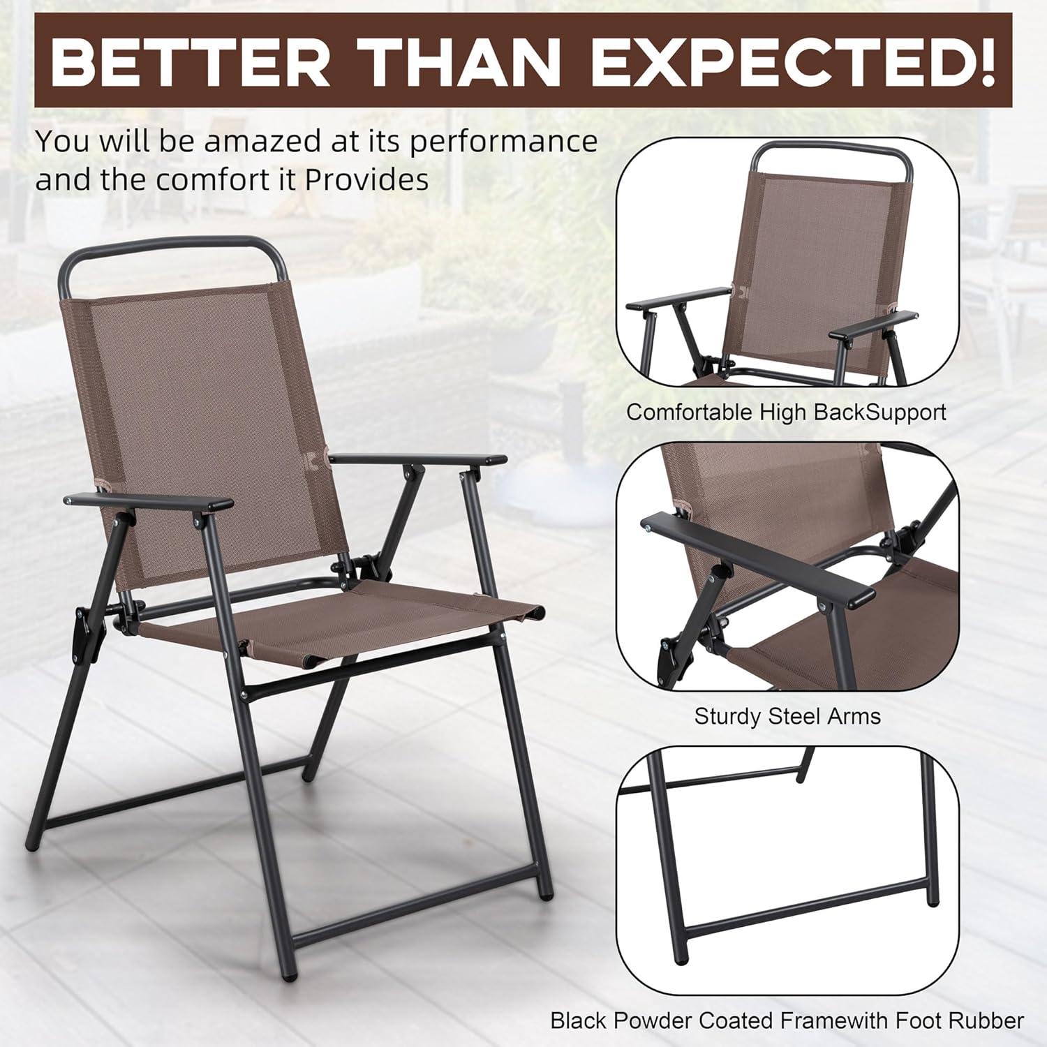 Transforming‍ Outdoor ​Spaces with ‌Vongrasig's⁤ Folding Patio Chairs