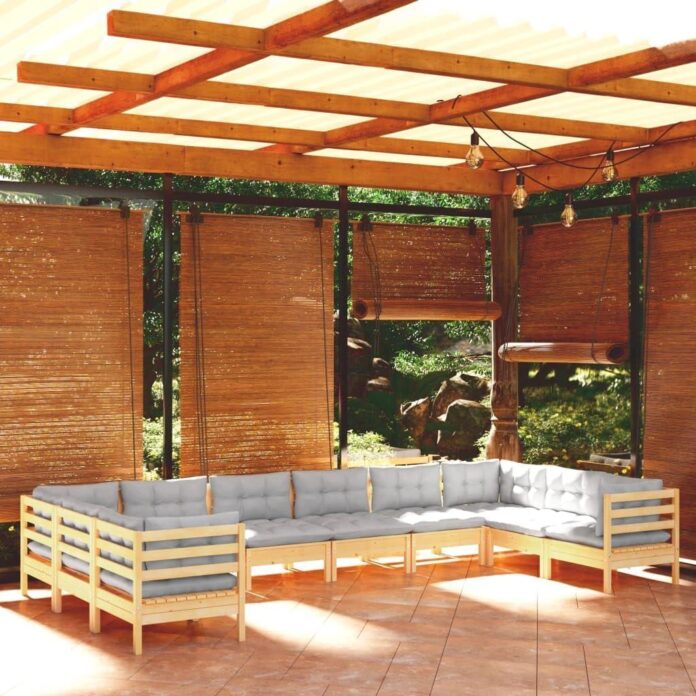 Transforming Small Outdoor Spaces With A Modular Pinewood Lounge Set
