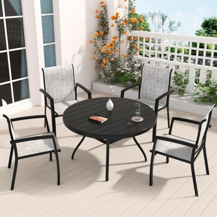 5pcs Patio Dining Set Fits Your Small Deck Or Balcony 5pcs Patio Dining Set Fits Your Small Deck Or Balcony