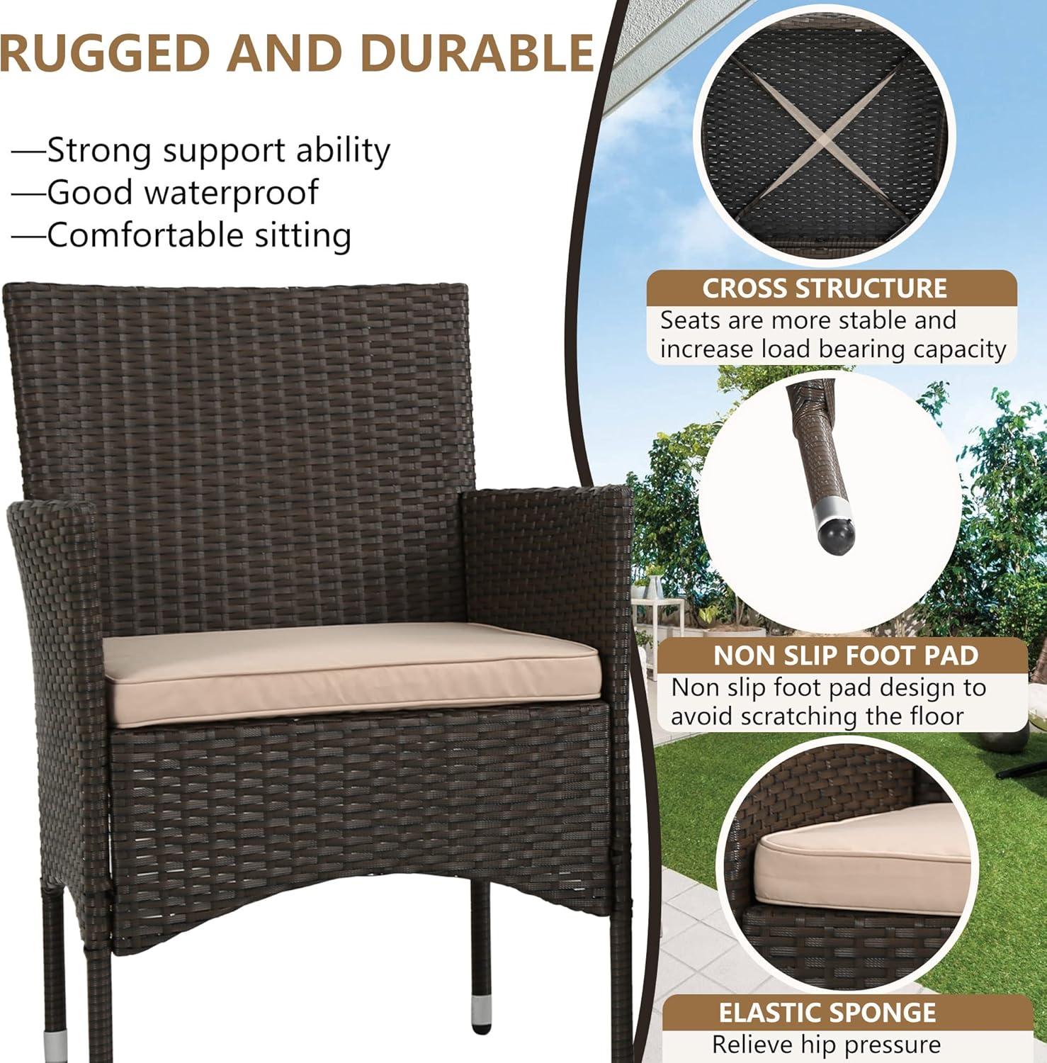 A Stylish & Durable Patio Bistro Set Perfect for Relaxing Outdoors